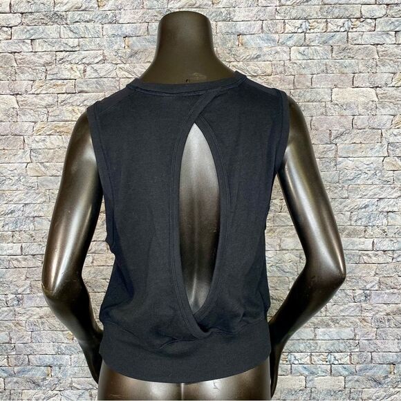 Victoria's Secret Victoria Sport Black Sleeveless Open Back Tank Women's Size S - Picture 3 of 6